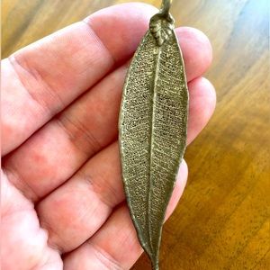Silver Leaf Pendant